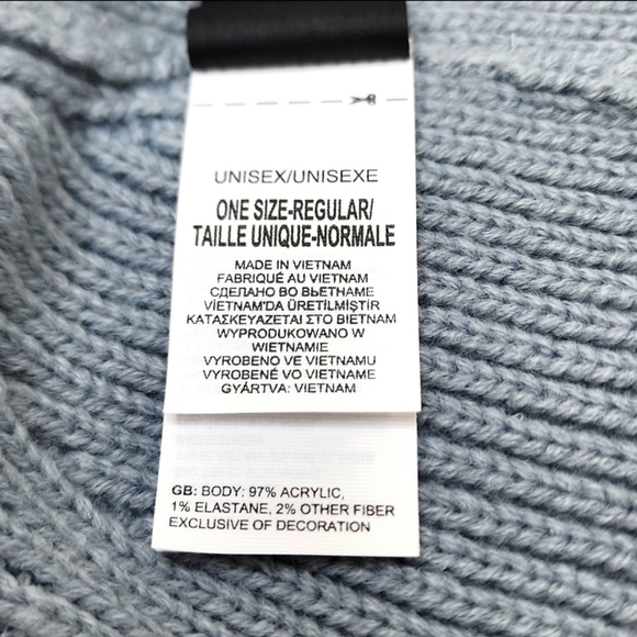 THE NORTH FACE, BEANIE HAT GREY COLOR, ONE SIZE FITS ALL, UNISEX - Picture 6 of 7